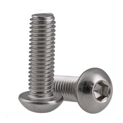304 en acier inoxydable demi-tête ronde Hexagonal Pan Head Screw avec norme DIN ANSI