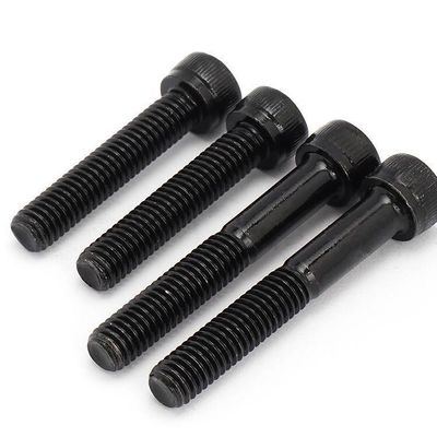Grade 4.8/8.8/10.9/12.9 Boulure à tête cylindrique à vis hexagonale noire DIN912 pour M6-M36
