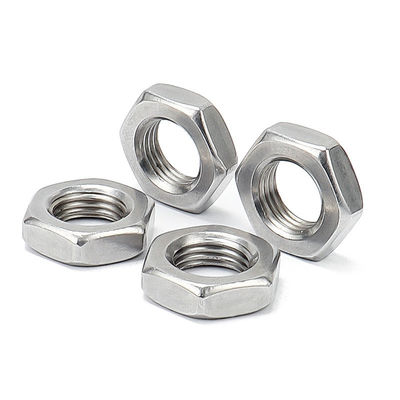 Galvanisée à chaud en acier inoxydable 304 fil fin, écrousse hexagonale DIN439