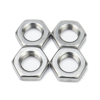 Galvanisée à chaud en acier inoxydable 304 fil fin, écrousse hexagonale DIN439