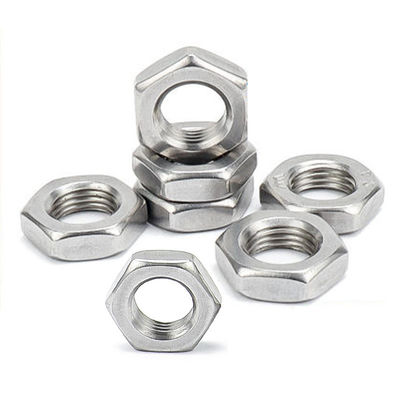 Galvanisée à chaud en acier inoxydable 304 fil fin, écrousse hexagonale DIN439