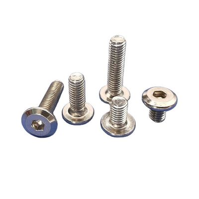 Acier au carbone certifié ISO9001, nickel plat à tête plate, déchiqueté