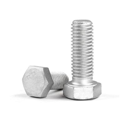 M6 M8 Haute résistance DIN931 DIN933 Grade 4.8 8.8 10.9 12.9 Bouton et écrous de tête hexagonale